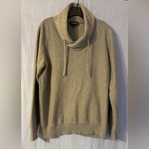 Women’s Gray Express Shawl Collared Sweater Size Large